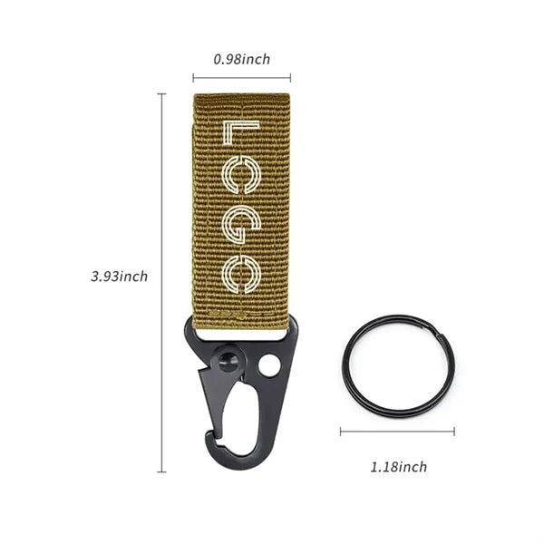 Tactical Carabiner Hooks Keychain