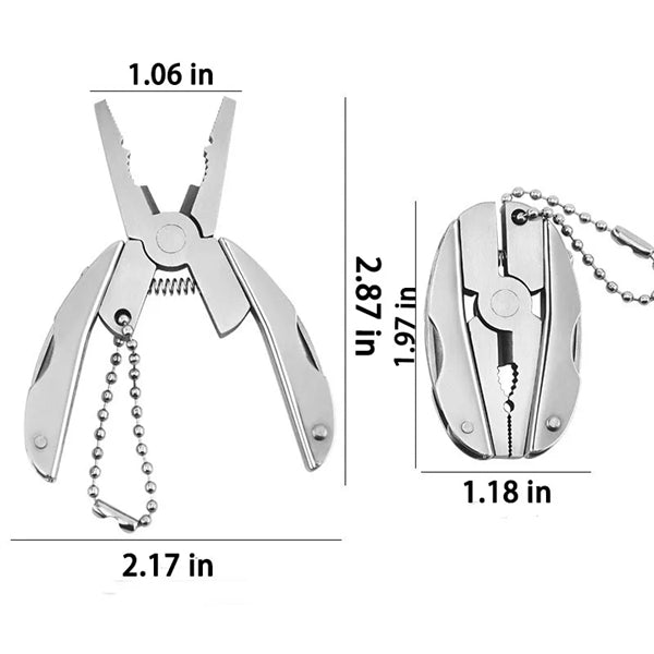 6-in-1 Stainless Steel Multifunctional Plier Multi Tools Set
