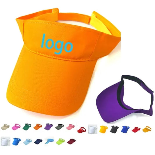 Cotton Twill Sun Visor Sports Run Cap