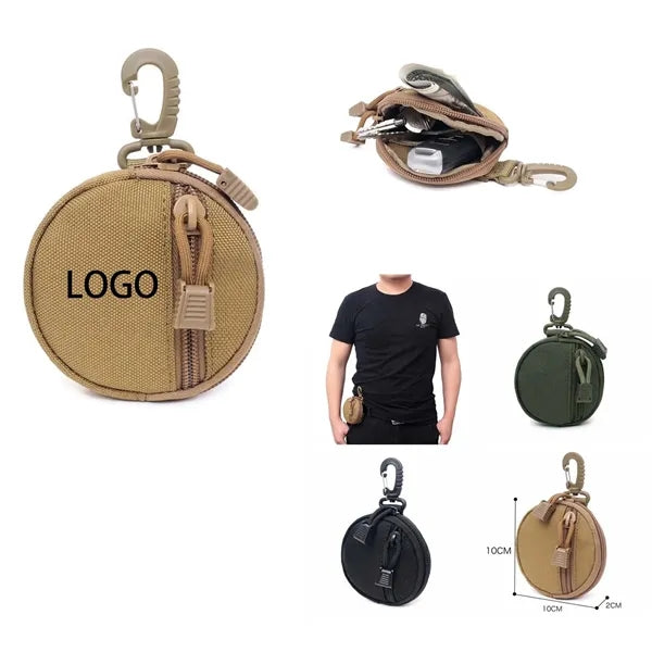 Outdoor Multifunctional Military Round Wallet