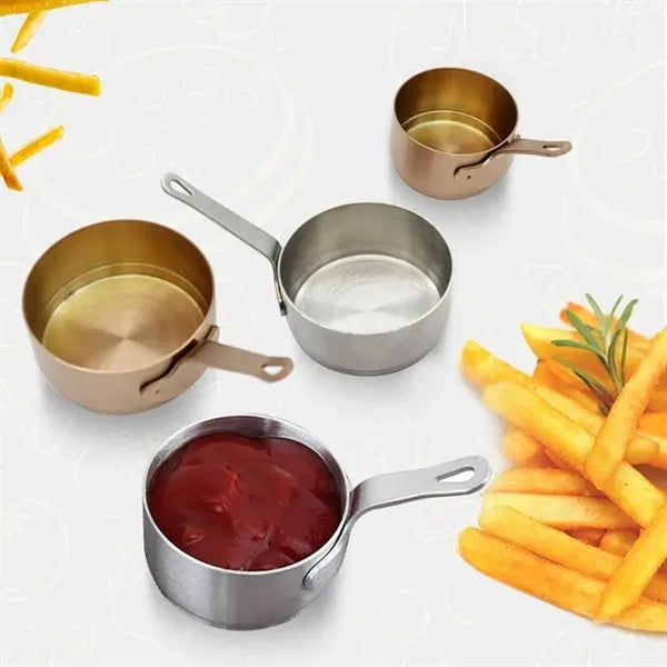 Stainless Steel Mini Sauce Cup With Handle