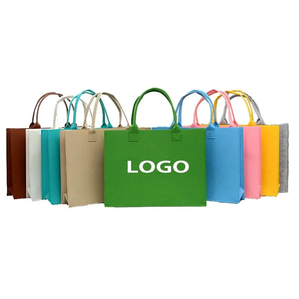 Large Capacity Shopping Felt Handbag