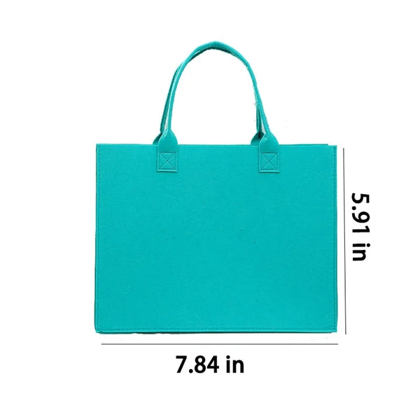 Large Capacity Shopping Felt Handbag
