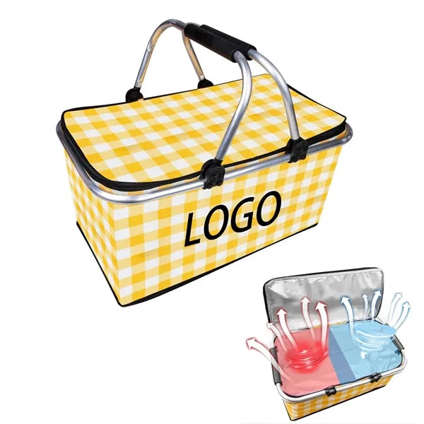 Foldable Insulated Picnic Basket