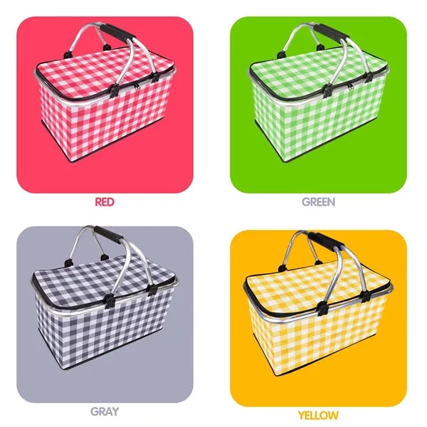 Foldable Insulated Picnic Basket