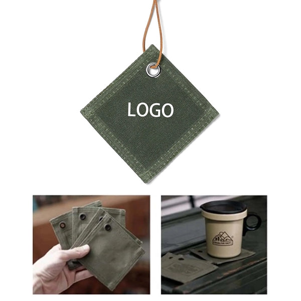 Camping Canvas Coasters