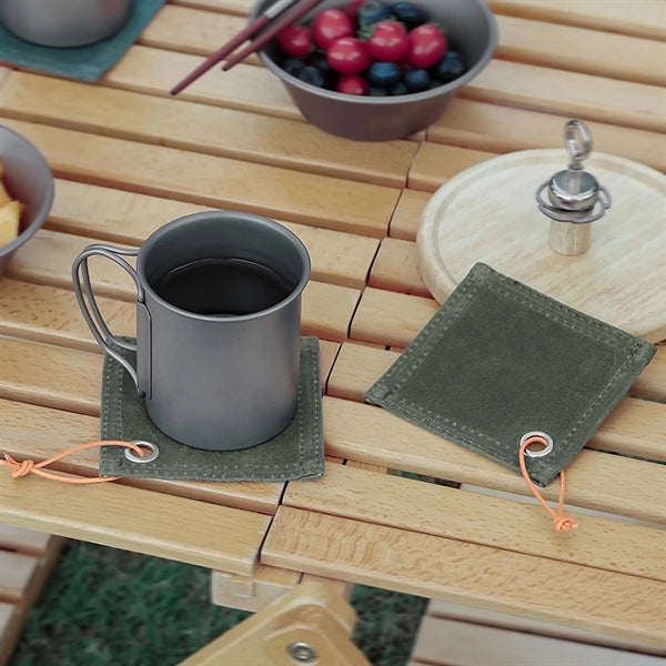 Camping Canvas Coasters