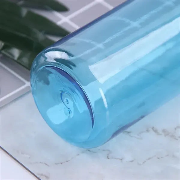 Sport Portable Translucent Water Bottle With Flip Straw