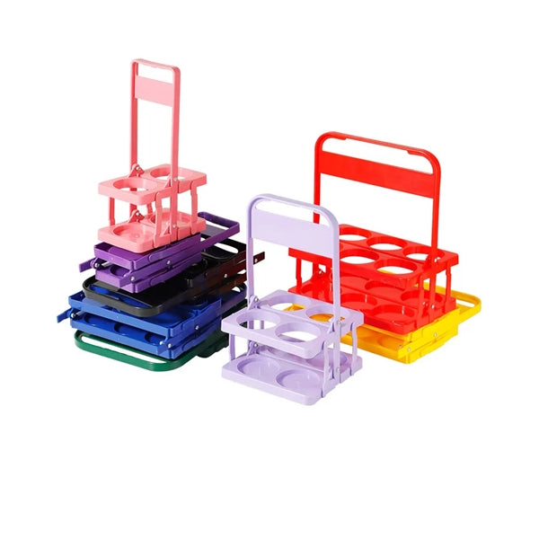 Portable Folding Wine Rack/ Plastic Beverage Tray