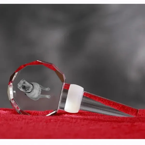 3D Crystal Circle Bottle Stopper