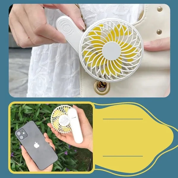 Mini Handheld Foldable Fan with USB Charge
