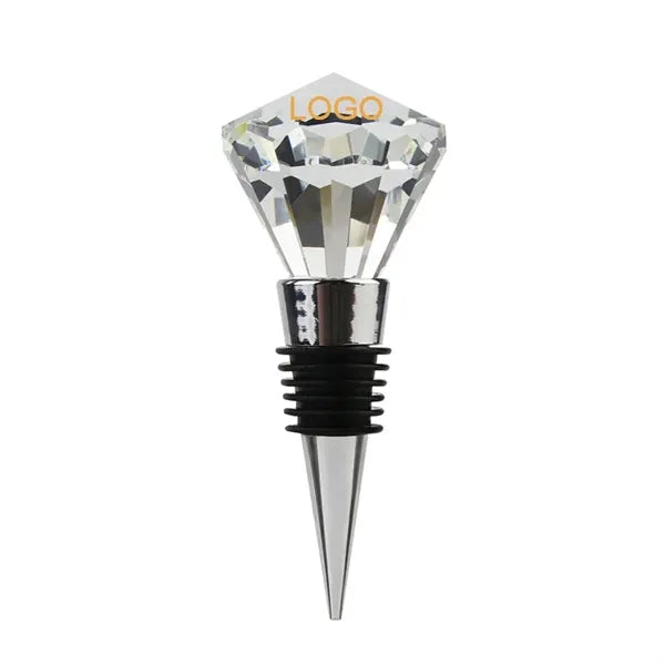 Crystal Diamond Wine Bottle Stopper