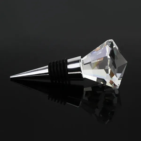 Crystal Diamond Wine Bottle Stopper