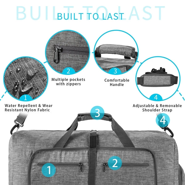 Foldable Sports Duffle Bag