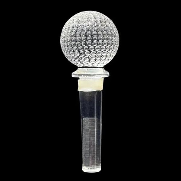 Crystal Golf Ball Wine Stoppers