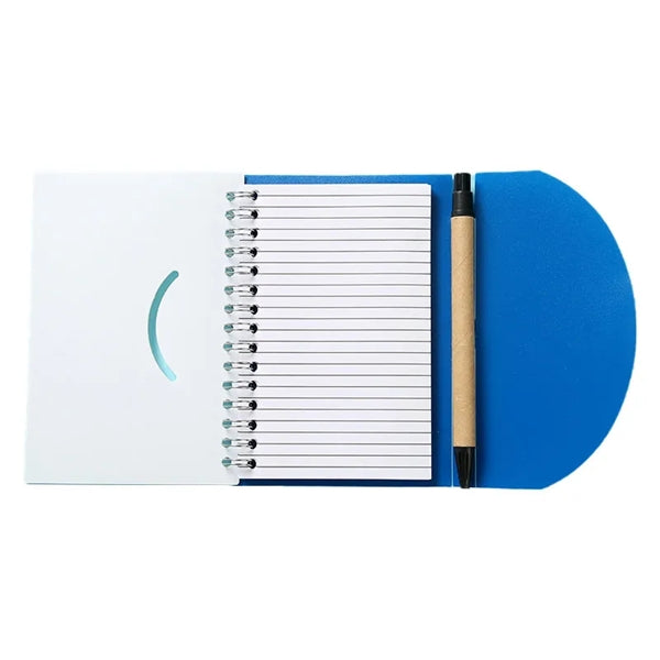 PP Cover Spiral Notebook With Pen Holder