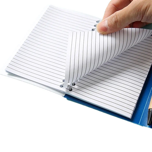 PP Cover Spiral Notebook With Pen Holder