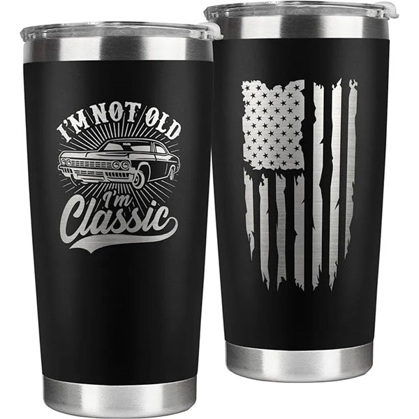 20 Oz. Laser Engraved Design Tumbler