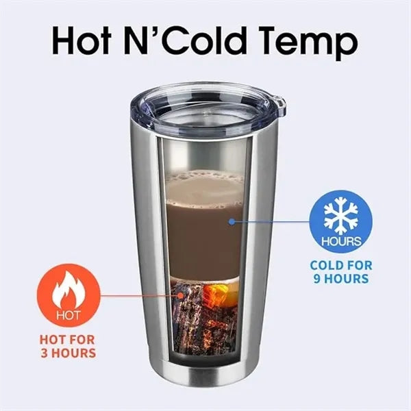 20 Oz. Laser Engraved Design Tumbler