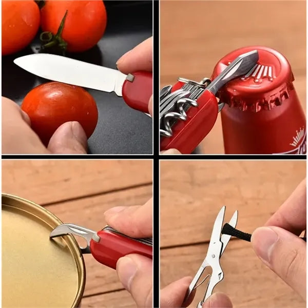 11-in-1 Multi-Tool Swiss Army Knife