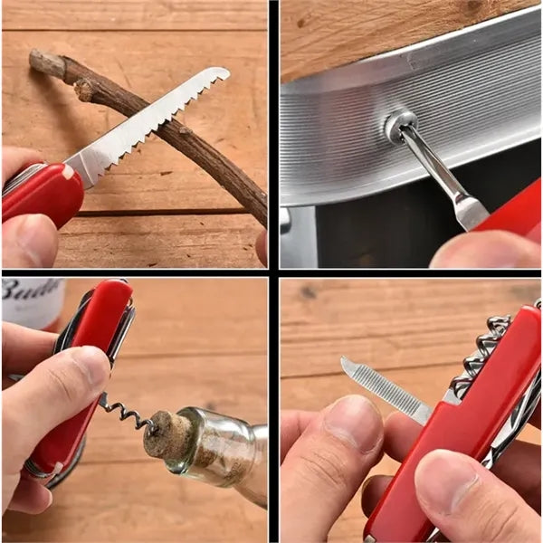 11-in-1 Multi-Tool Swiss Army Knife