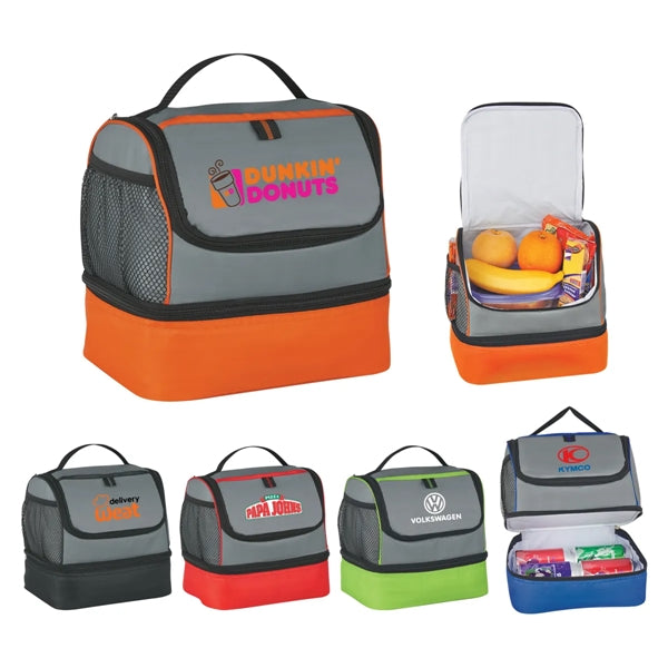 Two Compartment Lunch Bag