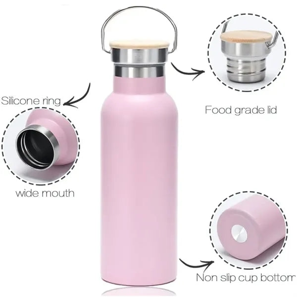 25oz Portable Double Wall Insulated Water Bottle