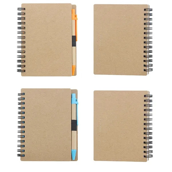 Kraft Paper Spiral Bound Notebook