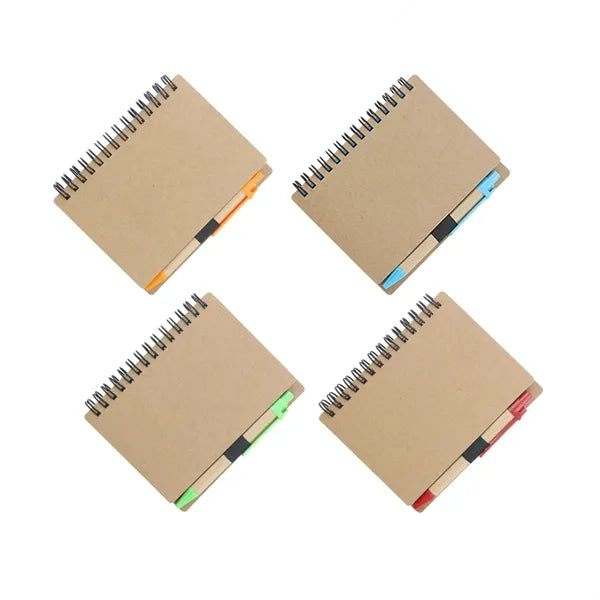 Kraft Paper Spiral Bound Notebook