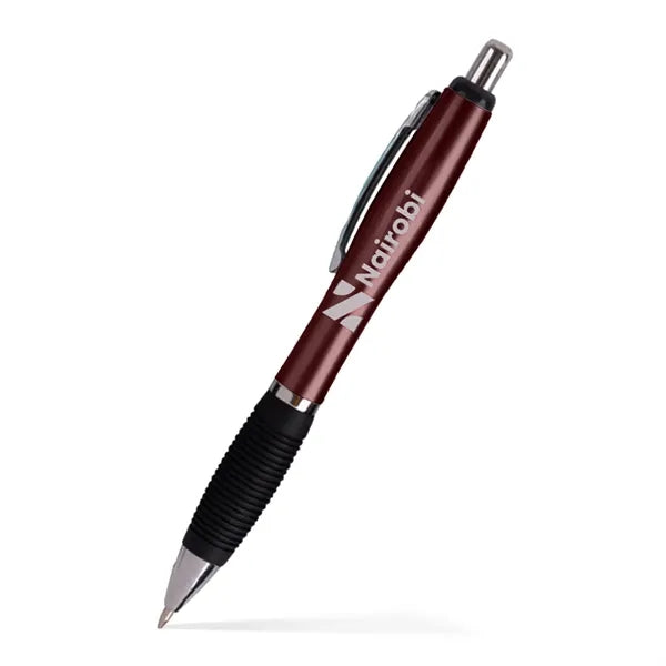 El-Gripper Click Pen - Silver Accents