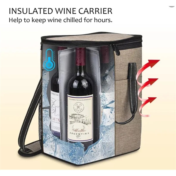 Insulated Leakproof Padded Wine Cooler