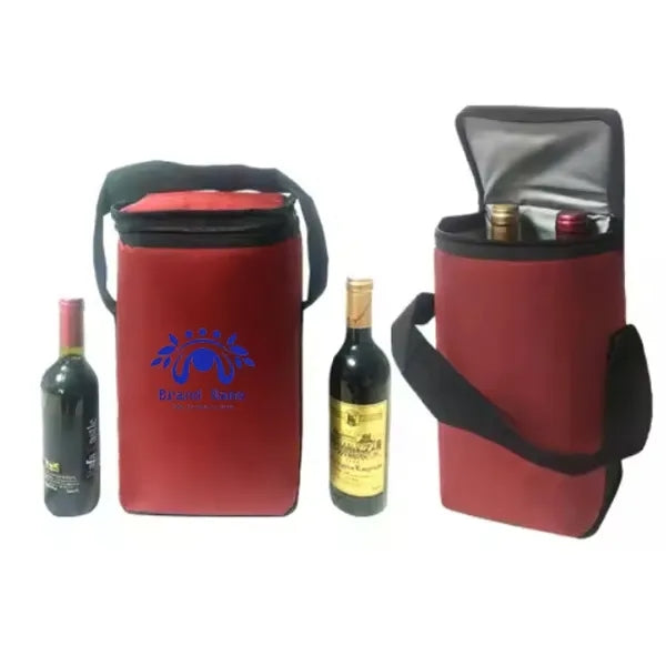 2 Bottle Insulated Wine Carrier Tote