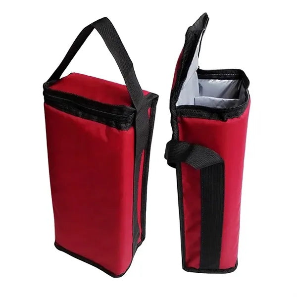 2 Bottle Insulated Wine Carrier Tote
