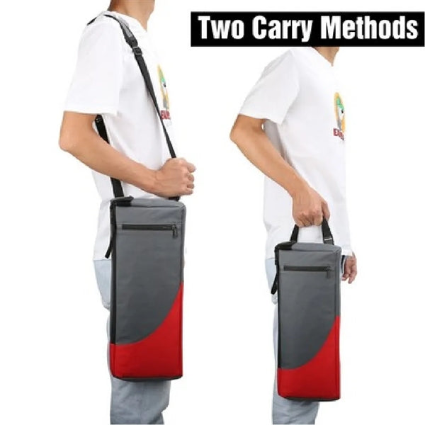 Portable Cans and Wine Cooler Bag for Golf and Outdoors