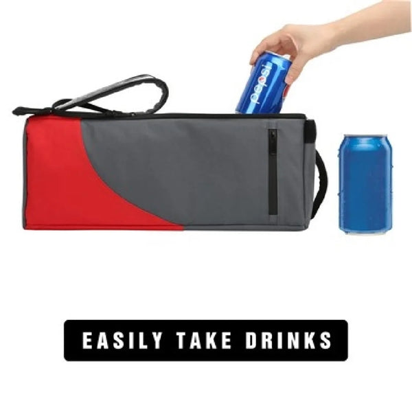 Portable Cans and Wine Cooler Bag for Golf and Outdoors