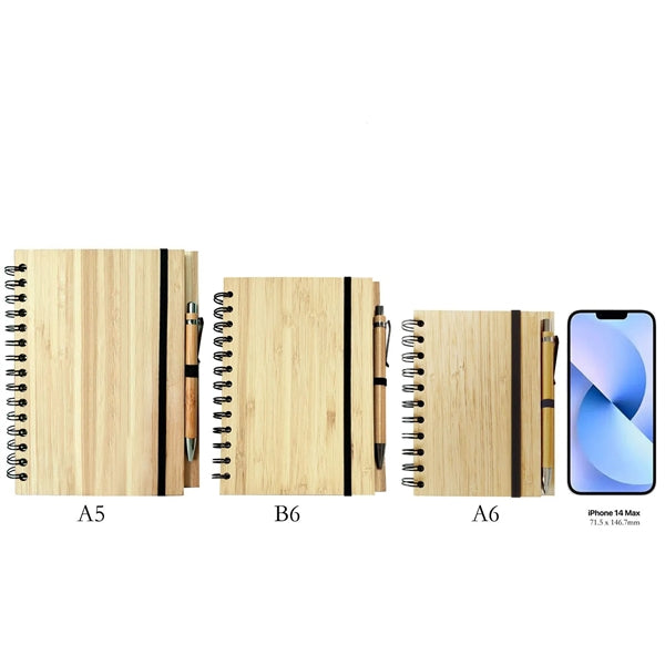 Bamboo Notebook And Pen