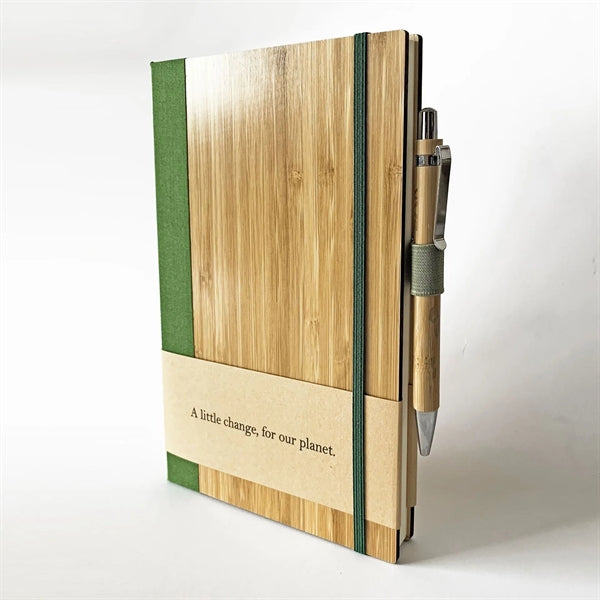 Bamboo Notebook And Pen