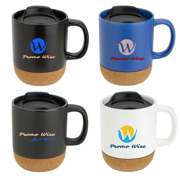 14 oz Ceramic Coffee Mug Cup with Base