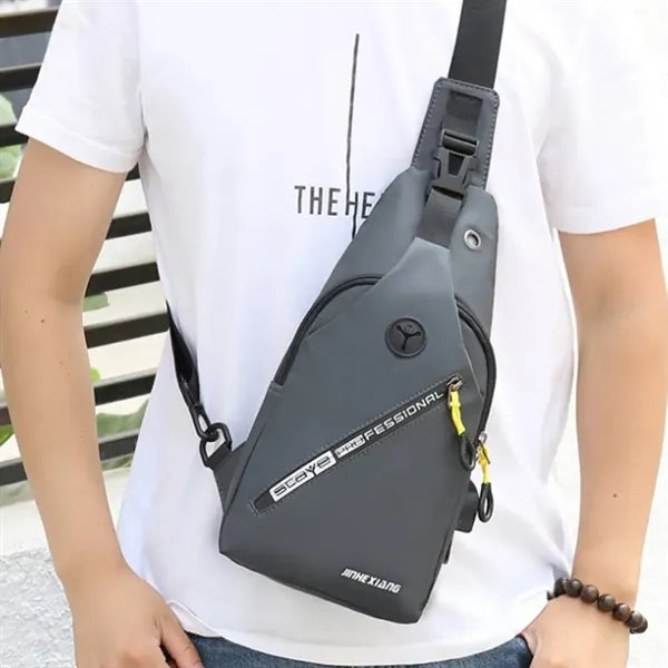 Crossbody Sling Bag with USB Charging Port