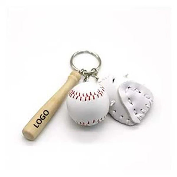 Mini Baseball Keychain