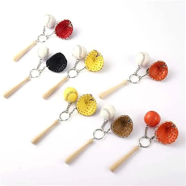 Mini Baseball Keychain