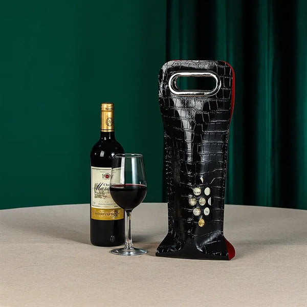 Wine Box Leather Gift Bag Handbag
