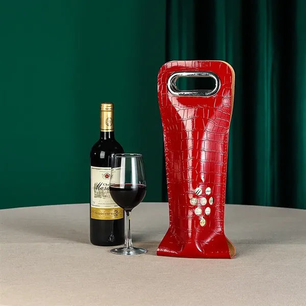 Wine Box Leather Gift Bag Handbag