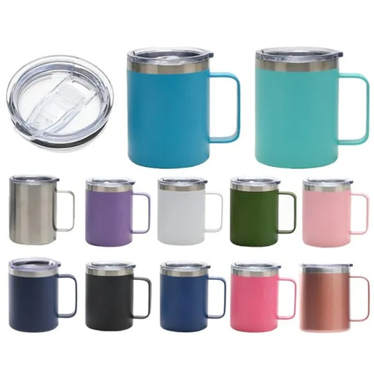 Vacuum Insulated Mug Set 12 oz with Lid