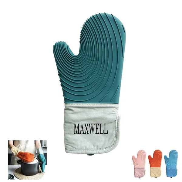 Silicone Heat Insulated Mittens