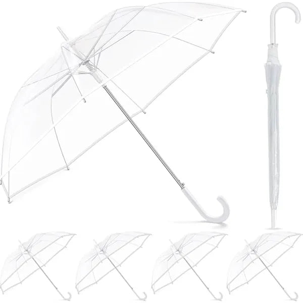 Promotion 46" Arc Clear Rain Bubble Umbrella