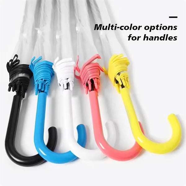 Promotion 46" Arc Clear Rain Bubble Umbrella