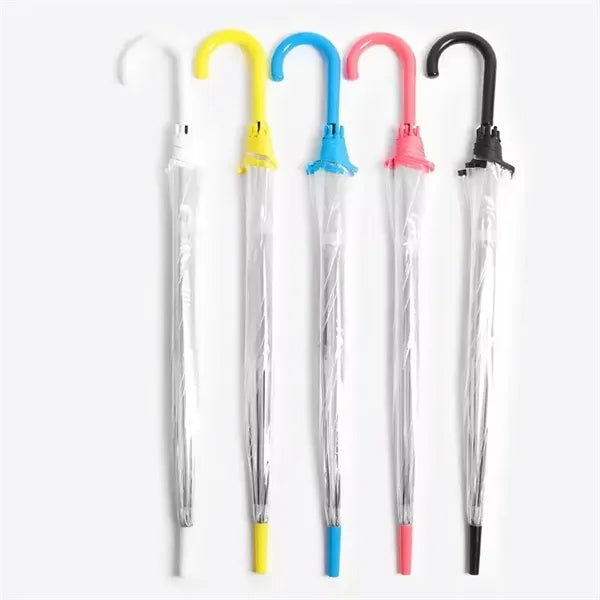 Promotion 46" Arc Clear Rain Bubble Umbrella
