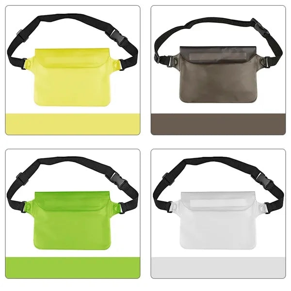 PVC Waterproof Phone Pouch for Rafting Outdoor Waist Bag