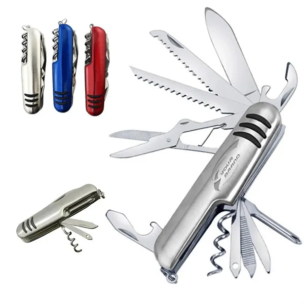 11-in-1 Outdoor Multifunctional Pocket Swiss Knife